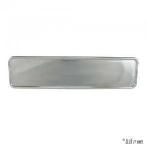 License plate frame for plate, aluminium