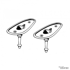 Front indicator rubbers