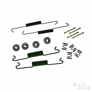 Brake shoes mounting kit, front
