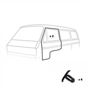 Door seal L + R + clips