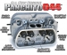 Cylinder head Panchito 92mm Type1 - pair Cylinder head Panchito 92mm Type1 - pair